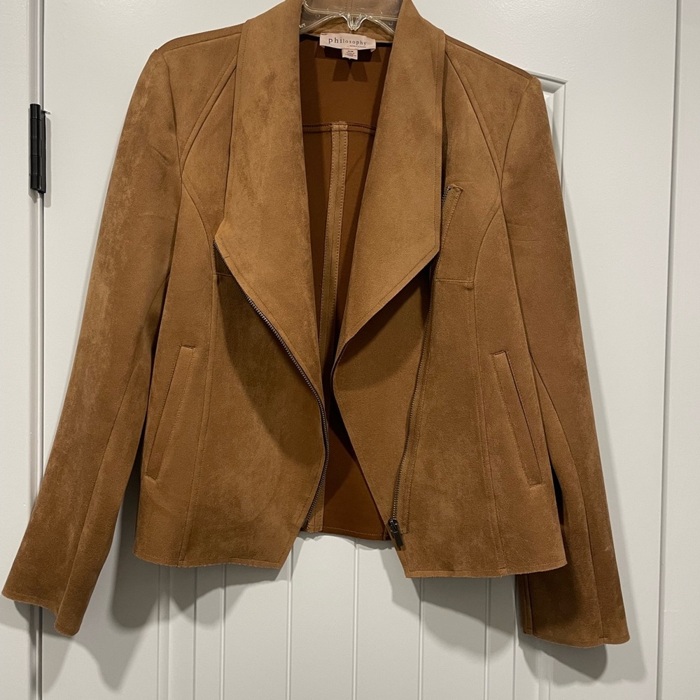 Philosophy Tan Blazer-Size Medium